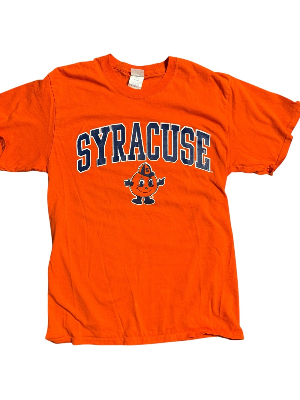 Syracuse Orange T Shirt Mens M Port & Company NCAA Otto Mascot  Cuse